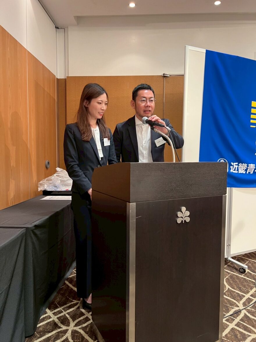 司会の山本会員・中島会員